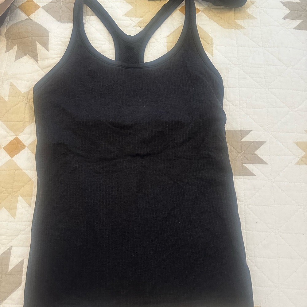 Lulu Ebb to Street Tank Sz 8 Black